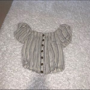 American Eagle off the shoulder top